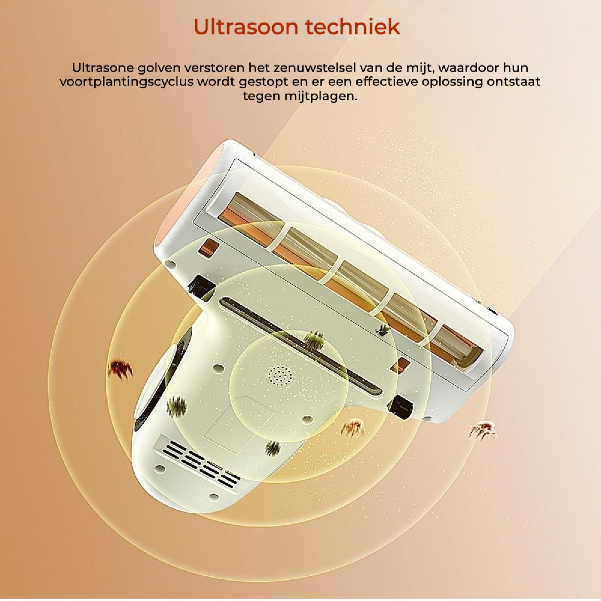 JIGOO J300 Anti - Mijt Stofzuiger | 500W, 99.9% Verwijdering, UV & Ultrasoon - 7CHOCO - 6976164030013